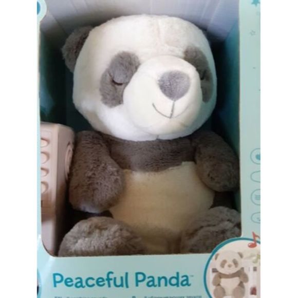 Cloud B Peaceful Panda Sleep Soothers, NIB. Color Grey and Ivory. - Picture 4 of 9